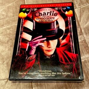 New! Johnny Depp Brand New Charlie and the Chocolate Factory DVD